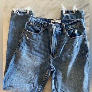 Abercrombie Medium Wash High Rise Jeans